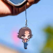 Game Mouthwashing Cosplay Keychain Unisex Acrylic Keyring Key Chain Rope Phone Chain Bag Pendant Accessories Prop