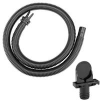 SHGO-11830 ir 12773 oro žarnos pakeitimo žarnelės ir baseino siurblio adapteriai baseinų serijoms 28403E, 28405E, 28407E Poo juoda