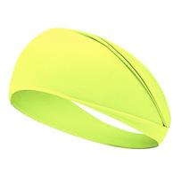 Fluorescent Sport Headband Yoga Sweat-absorhing Hairband Wide Elastic Headband One Size