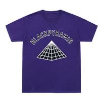 Juodo Piramidės Prekės ženklo Marškinėliai Vyrams Moterims Chirs Ruda Hip Hop Marškinėliai Medvilniniai Apvaliu Kaklu Trumpomis Rankovėmis Streetwear Spausdinimas Vasariniai Marškinėliai S juoda