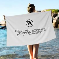 A-Aphex Twin Microfiber Printed Beach Towel Mountain Climbing Yoga Beach Swimming Running Absorbent Soft Towel W30*H60(CM)