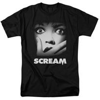 Scream Poster Horror Movie Retro Scary Tee Unisex T-shirt S juoda