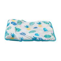 Pet Ice Silk Cooling Pad Non-slip Foldable Breathable Summer Cat Dog Sleeping Mat Machine Washable Home Outdoor Pets Bed Sofa Floor Mat S