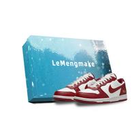 Nike Big Lemon Joy Low top Skateboard Shoes Men's Red 355152-150(Team399-S-BOX) 40