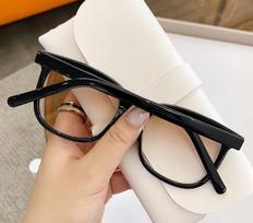 Women Blush Gradient Anti Blue Light Glasses Fashion Round Decorative Sunglasses New Korean Cute Girls Shades Eyewear