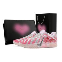 Nike Ja Morant 3 Immediate Success, Heart Box Rebound Grip Low top Basketball Shoes Men's Pink Gray HF2794-601(Team529--) 40.5