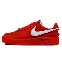 Nike x AMBUSH Air Force 1 Crimson Heaven Neslystantys žemi krepšinio bateliai Unisex Raudoni DV3464-002(team1282-) 42