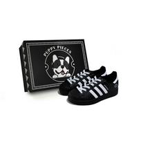 Adidas Originals SUPERSTAR Piece, Special Shoe Box Low top Skateboard Shoes Unisex Black Blue EG4959(Team85-S-BOXA) 35⅔