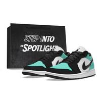 Jordan Air Jordan 1 Low top Skateboard Shoes Unisex Blue 553558-165(Team963-SBOX) 36