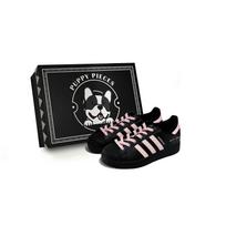 Adidas Originals SUPERSTAR Piece, Special Shoe Box Low top Skateboard Shoes Unisex Black Pink EG4959(Team85-S-BOX) 37⅓