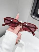1PC Fashion Oval Mini Frame Glasses Suitable for Daily Commuting Street Photography Driving Versatile Face Shape bordinė