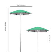 Waterproof Plant Umbrella Adjustable Height Sun Protection Plants Shade Cover Stainless Steel Umbrella Ground Stake Plant žalia
