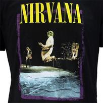 Nirvana Band Gift For Fans Black T-Shirt Cotton All Size Unisex T-Shirt S įvairiaspalvis