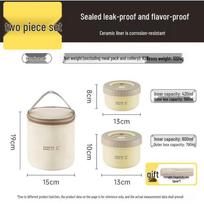 COOKER KING Ceramic Thermal Lunch Box Set dviejų dalių komplekto spalva