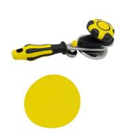 High Hardness Manual Can Sealer Durable Construction Save Effort Handheld Can Sealer Portable Design Manual Operation geltona