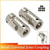 1PCS 2/2.3/3/3.17/4/5/6/8/10/12mm Metal Universal Joint Coupling Boat Car Shaft Coupler Motor Connector 2mm-2mm