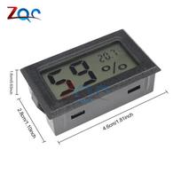 Round Mini LCD Digital Thermometer Hygrometer Temperature Indoor Convenient Temperature Sensor Humidity Meter Gauge Instruments juoda