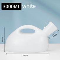 1PC hospital ml urinal for men, thickened large capacity 3000ML chamber pot with lid urinator for the elderly, bed care urinal for men balta