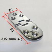 2vnt baldų furnitūra Sulankstomi vyriai Savaime laikantys sulankstomi stalo spintelės durų vyriai įleidžiami virtuvės baldų vyriai Thickness 2.3mm 2PC sidabras