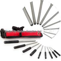 9-Piece Round Pin Punch and Chisel Set (1/16-5/16)