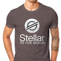 Classic Hip Hop Tshirts Stellar Crypto XLM Coin Cryptocurrency Tops Comfortable Unisex T Shirts Unisex Tshirt Clothing Gift Clothes S