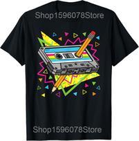 LED 70s Disco Ball Dabbing Sunglasses Nightclub Dance Party T Shirts Cotton Humor Streetwear Short Sleeve Unisex Loose Clothing S