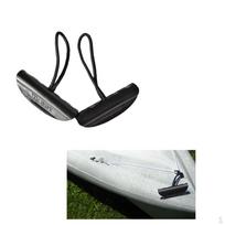 2 Pieces Nylon Kayak Canoe Pull Handle Carry Cord Universal for Marine Boat Rubber Dinghy