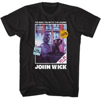 John Wick Retro VHS Cover Men's T Shirt 3XL