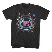 MTV Astronaut Helmet Men's T Shirt Space Galaxy Stars Music Television 3XL
