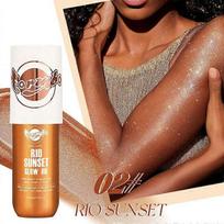Body Radiance Oil, Shimmer Highlighter Liquid, Non-Greasy And Lightweight Face And Body Moisturizing Lotion, Suitable For Beach Vacations And Evening