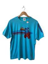 Vintage Pacific Coast Ringer T Size Medium Blue 80’s California Deadstock XL