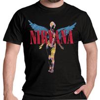 Official Nirvana T Shirt In Utero Angelic Kurt Cobain Black Grunge New S to 5XL 3XL