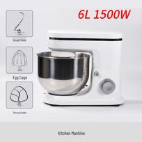 110V Multi-Function Automatic Chef Machine: Dough Kneader, Mixer, Blender, Meat Grinder, Juicer EU Plug