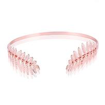 Bohemia Olive leaves Back-worn Leaf Metal Headband Vintage Hair Accessories Bride Crown Hair Band for Women rožinio aukso spalvos