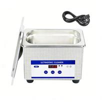 Ultrasonic Glasses & Jewelry Cleaner - Compact Stainless Steel for Home Use