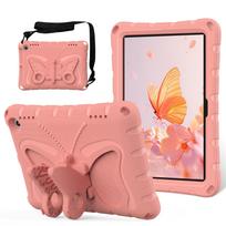 Shockproof Cartoon Tablet Case with Stand for Kindle Fire HD8/HD8 PLUS HD8/HD8PLUS (2020/2022) šviesiai oranžinė spalva