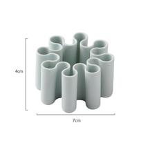Ointment Holder Desktop Ointment Stand Silicone Material Cosmetics Storage Rack Pen Holder Home Ointment Compartment Organizer