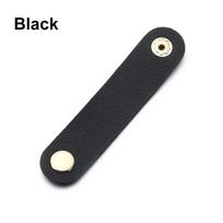 Cable Organizer Leather Wire Binding Data Cable Tie Management Bobbin Winder Marker Holder Tape Lead Straps Cord Holder