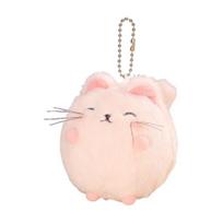 Kawaii Pliušinis Pakabukas Raktų Pakabukas Minkštas Katės Įdarytas Gyvūnas Žaislas su Grandinėle Miela Animacinė Dovanėlė Vaikams Paaugliams Suaugusiems rožinė