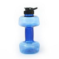 1pc 1500ml High Capacity Plastic Dumbbell Shaped Portable Water Bottle Creative Fitness Dumbbells Sport Bottle 1.5L