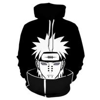 Naruto 2024 Naujas Madingas 3D Spaudos Anime Periferinis Džemperis su Gaubtu Vyrams, Moterims ir Vaikams Suaugusiųjų Dydis 100