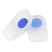 Heel Silicone Heel Pad Sports Shock Absorbing Insole Super Soft Heel Women's and Men's Thickened Goblet Half Size M (size 35-38)