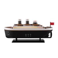 Titanic Ship Model Ultrasonic Air Humidifier Jellyfish Smoke Ring Spray Essential Oil Arome Diffuser 250ml Colorful Night Lights AU