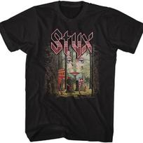 American Classics Styx The Grand Illusion Black Adult T-Shirt Tee S juoda