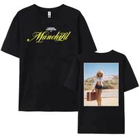 Sabrina Carpenter Manchild Print T-shirt 2025 Fashion Singer Graphic Tshirts Short Sleeve Unisex Streetwear Summer Female Shirt XL