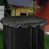 Ice Tub Cover Dustproof Cold Bath Tub Lid Insulated Ice Plunge Cover Foldable Ice Bath Cover Portable Lid Keeps Inside Water juoda