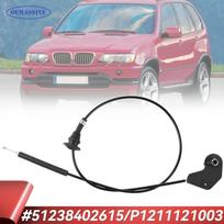 Skirta BMW X5 E53 1999-2006 3.0d 3.0i 4.4i 4.6is 4.8is Variklio dangčio atidarymo troselis 51238402615 Variklio užrakto skląstelio mechanizmo remonto komplektas
