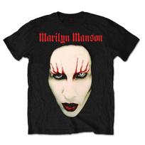 Marilyn Manson Band Psychic Horns graphic 2026 T shirt Cotton Unisex Men‘s Women's T-Shirt Y2k Oversized Vintage Tee Fans Gifts 4XL