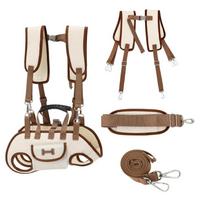 Hands-Free Dog Sling Backpack Adjustable Dog Harness Carrier Pet Crossbody Bag  Pet Supplies S ruda