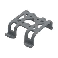 Mini augintinio sekiklis Silikoninis spaustukas Lengva montuoti Neslystantis Augintinio apsaugos nuo pametimo padėties nustatymo spaustukas For Pet GPS TK911SA pilka